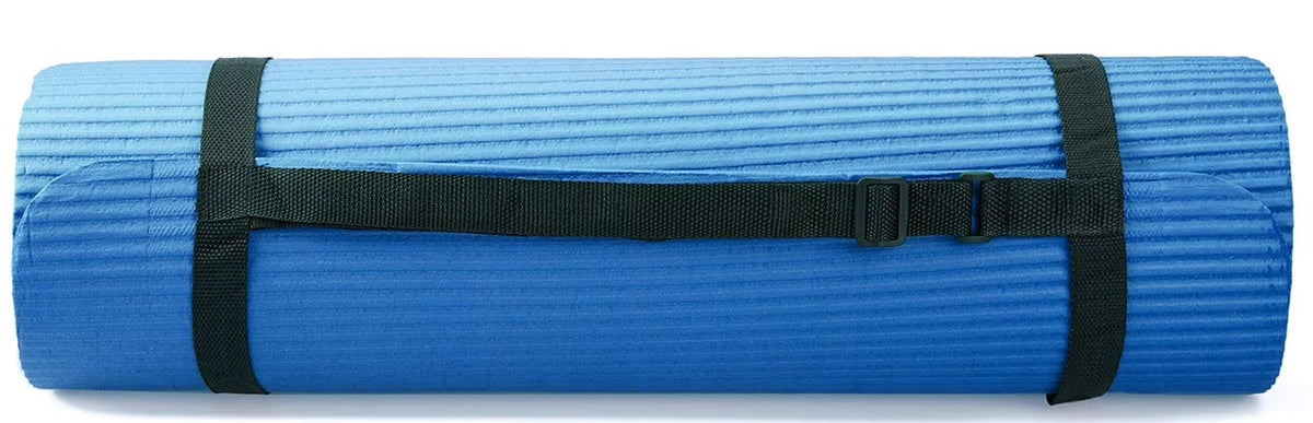 7-Piece Set - Include 1/2" Thick Yoga Mat with Carrying Strap, 2 Yoga Blocks, Yoga Mat Towel, Yoga Hand Towel, Yoga Strap and Yoga Knee Pad