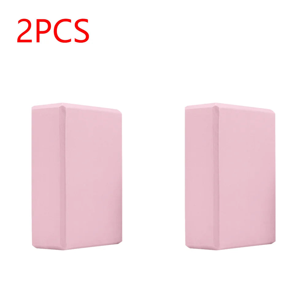 EVA Yoga Block Solid Color Yoga Balance Bricks Moisture-Proof High Density Yoga Blocks Body Shaping Yoga Blocks for Yoga Pilates